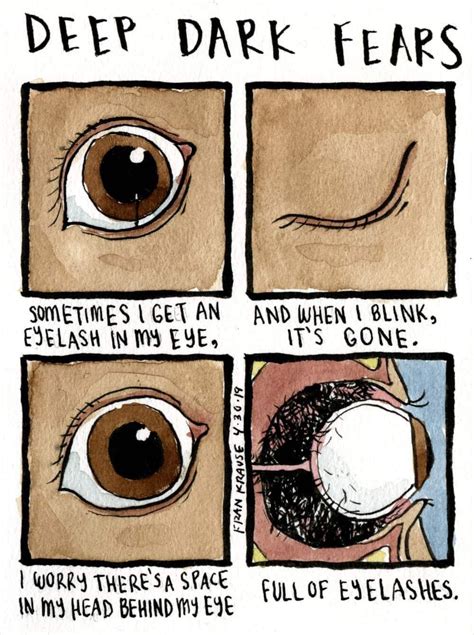 eyelash behind eyeball meme.